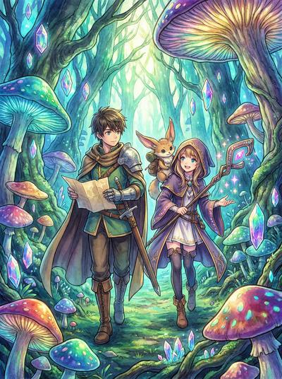 猎奇动漫-魔法森林探险记