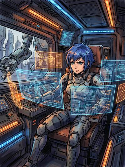 猎奇动漫-机甲少女战纪