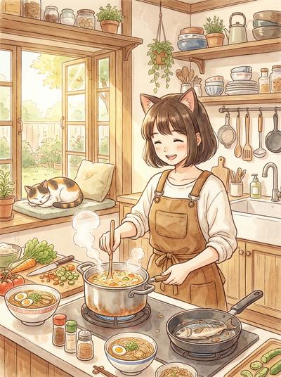 猎奇动漫-暖心厨房物语